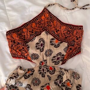 Orange Free People Maribelle Jumpsuit.